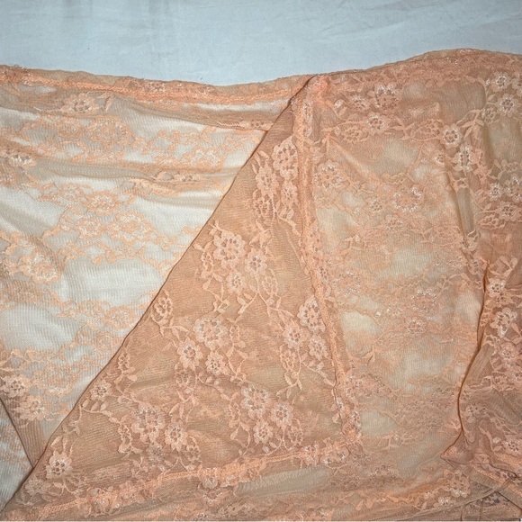 Andree by Unit Full Lace Kimono Peach / Orange Women’s Medium - Picture 7 of 7